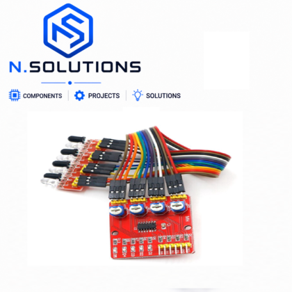 Capteur IR 4 Voies Suiveur de Ligne Robot Arduino