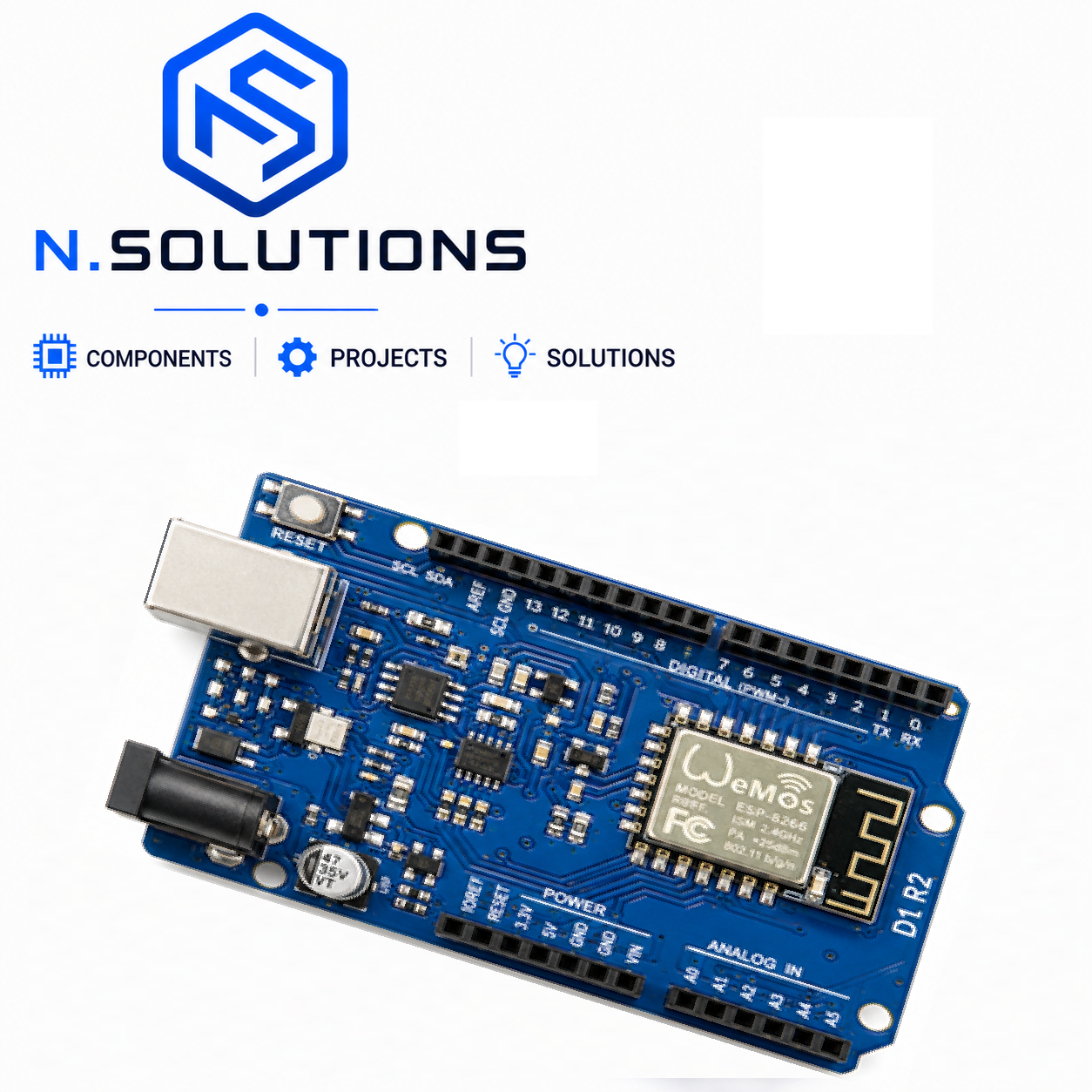Carte WeMos D1 R2 ESP8266 WiFi Format Arduino UNO
